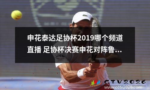 申花泰达足协杯2019哪个频道直播 足协杯决赛申花对阵鲁能或上港,哪个更有胜算呢