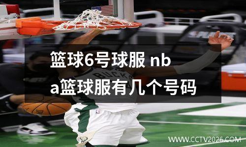篮球6号球服 nba篮球服有几个号码