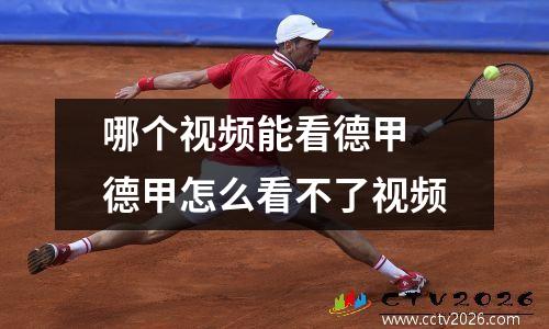 哪个视频能看德甲 德甲怎么看不了视频