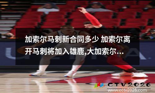 加索尔马刺新合同多少 加索尔离开马刺将加入雄鹿,大加索尔还有交易价值吗