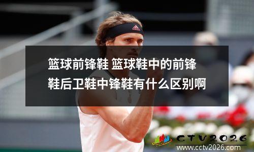 篮球前锋鞋 篮球鞋中的前锋鞋后卫鞋中锋鞋有什么区别啊