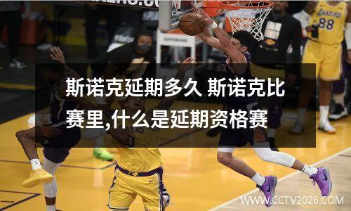 斯诺克延期多久 斯诺克比赛里,什么是延期资格赛