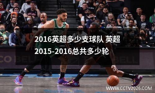 2016英超多少支球队 英超2015-2016总共多少轮