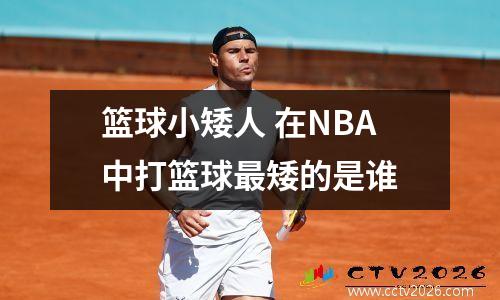 篮球小矮人 在NBA中打篮球最矮的是谁