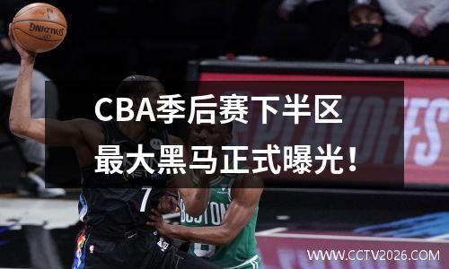 CBA季后赛下半区最大黑马正式曝光！