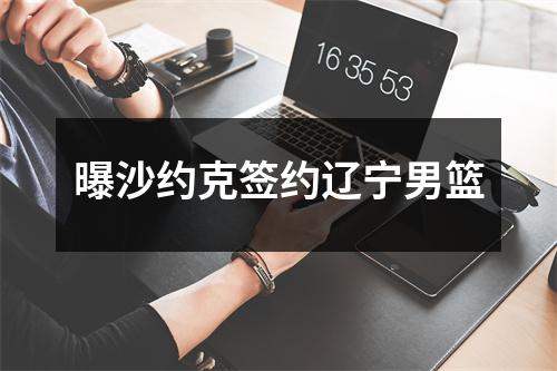 曝沙约克签约辽宁男篮