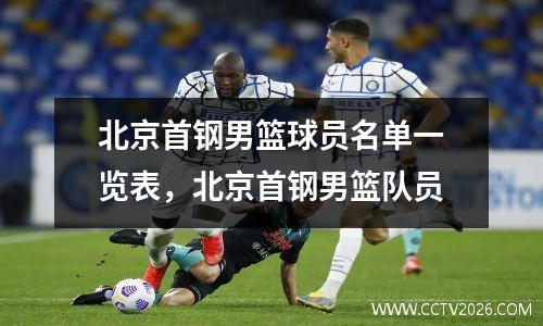 北京首钢男篮球员名单一览表，北京首钢男篮队员